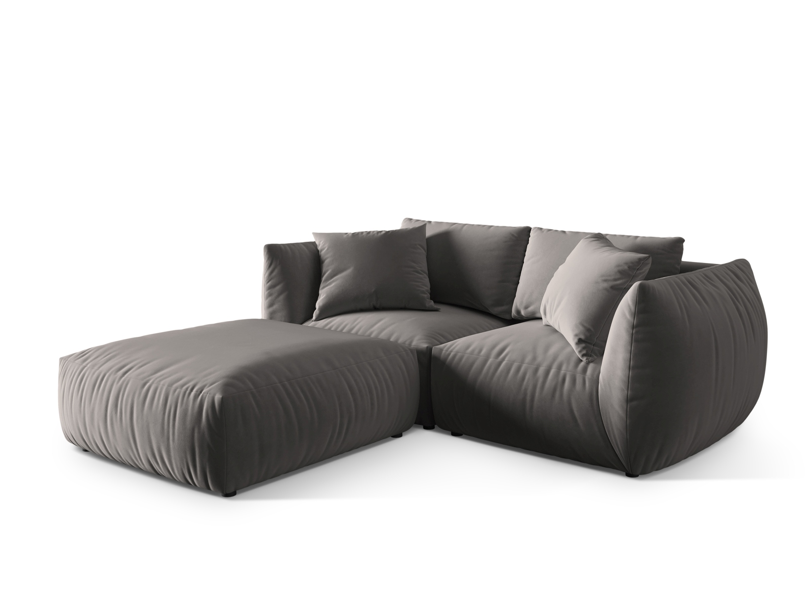 Modular Corner Sofa, "Chris", 4 Seats, 220x200x80