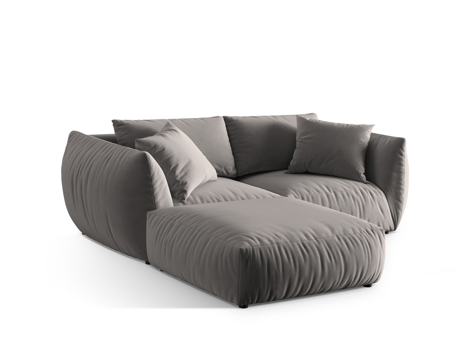 Modular Corner Sofa, "Chris", 4 Seats, 220x200x80