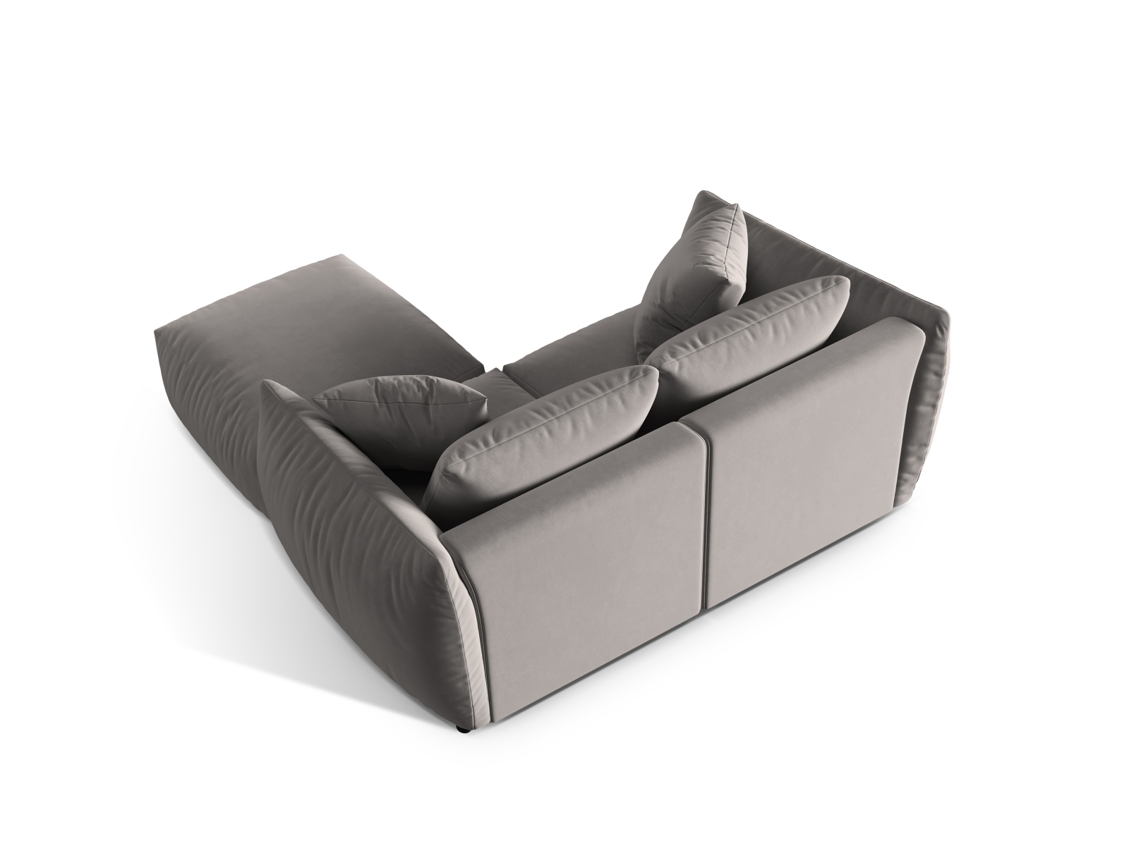 Modular Corner Sofa, "Chris", 4 Seats, 220x200x80