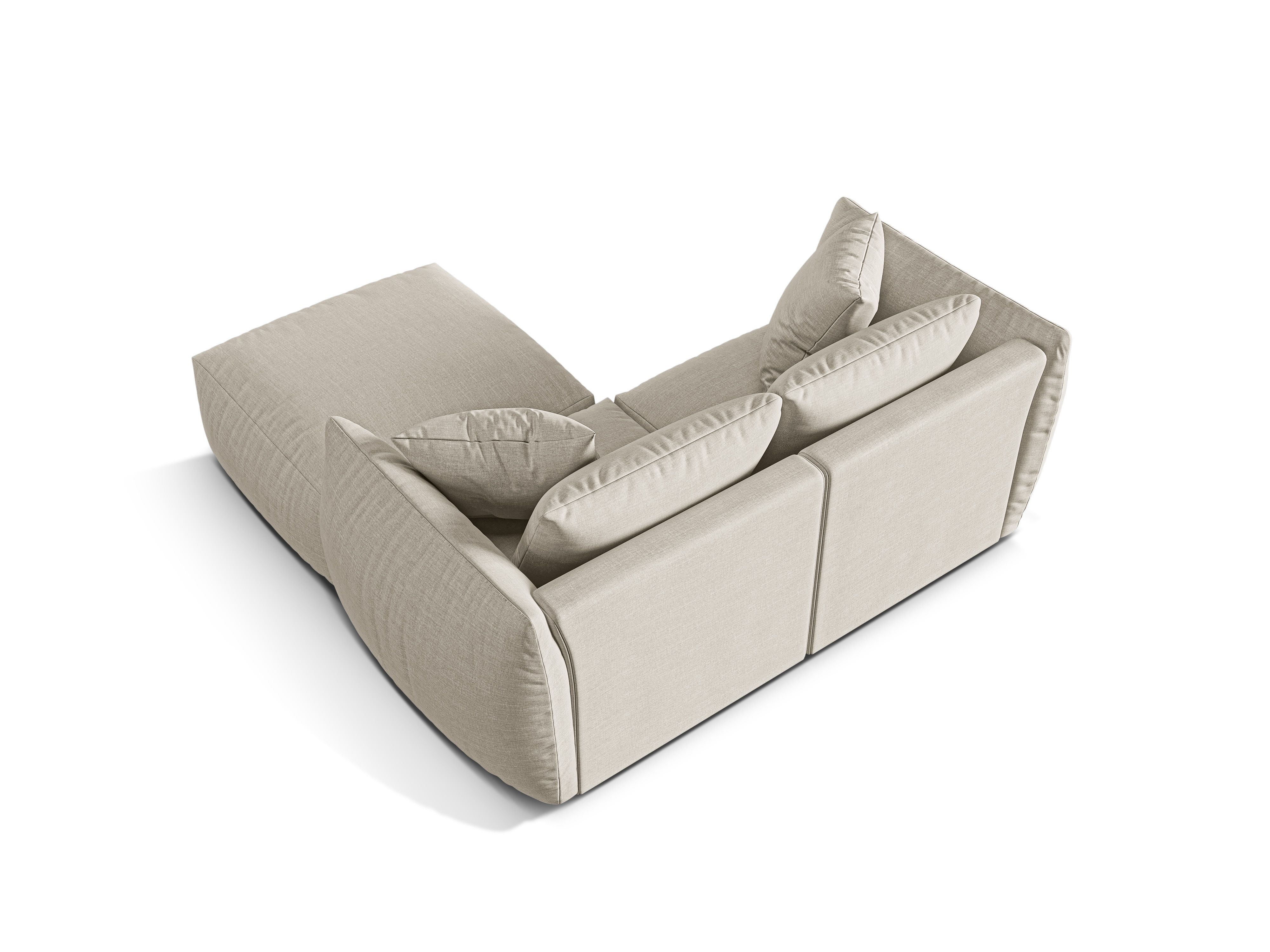 Modular Corner Sofa, "Chris", 4 Seats, 220x200x80