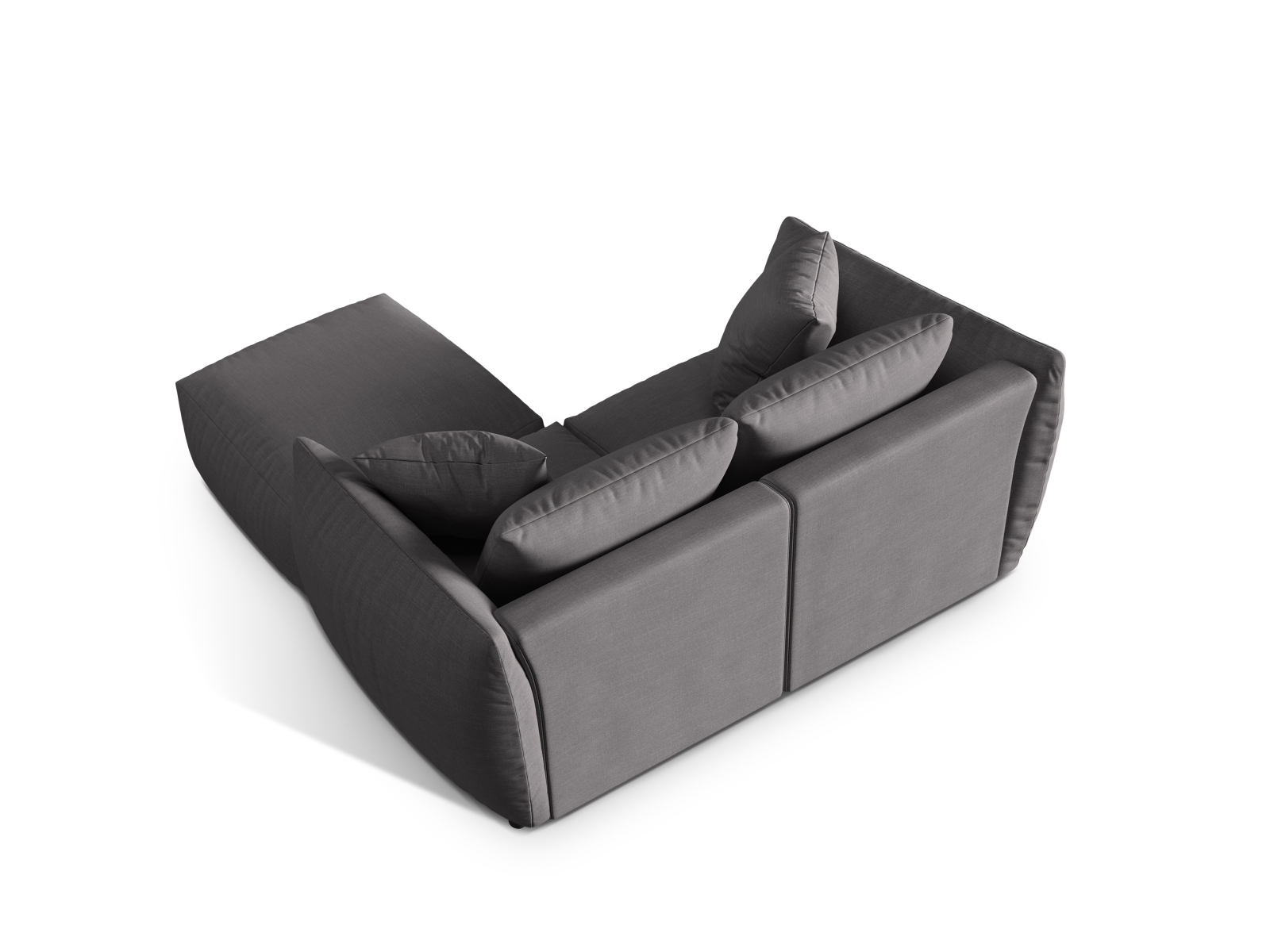 Modular Corner Sofa, "Chris", 4 Seats, 220x200x80