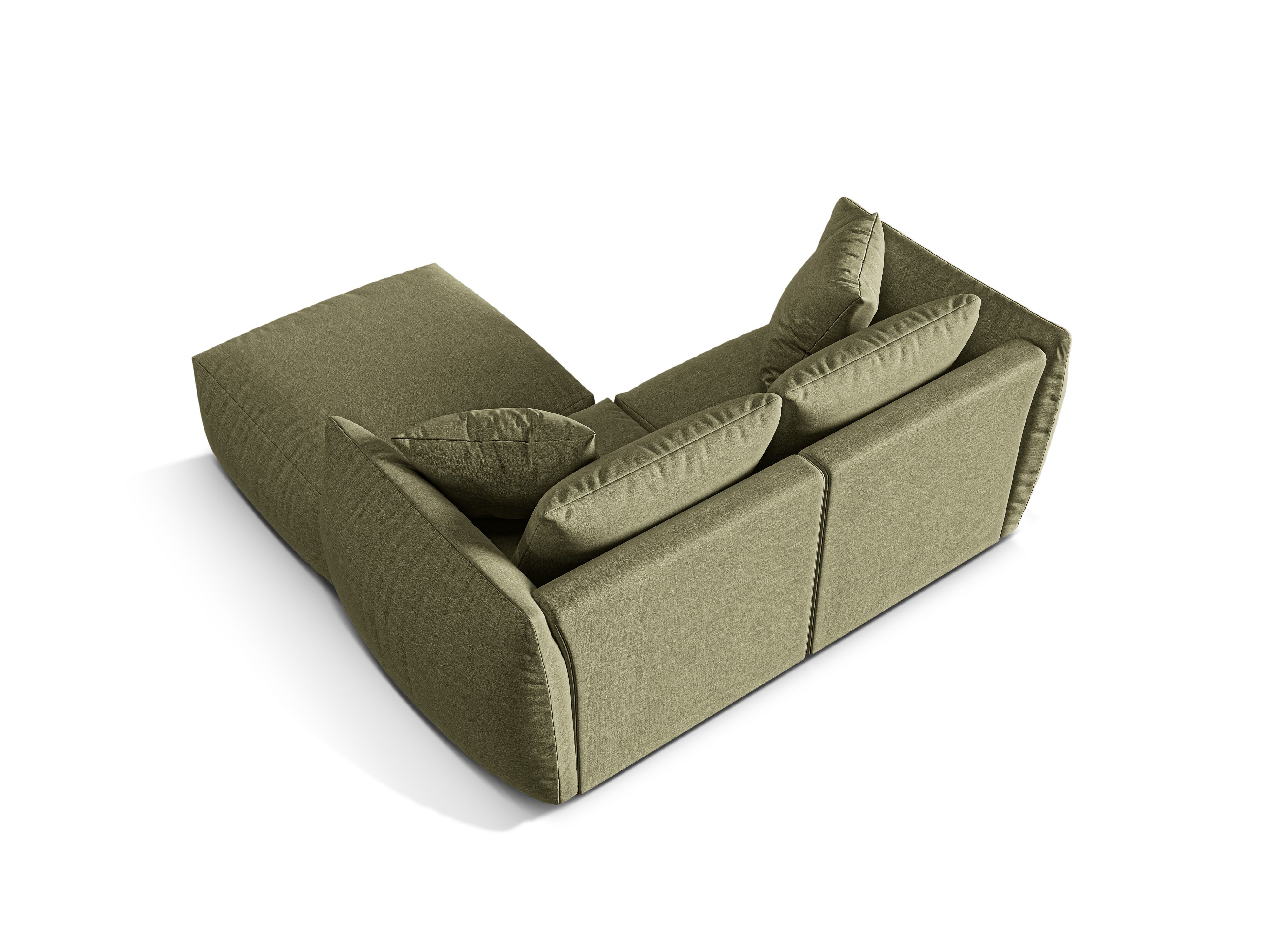 Modular Corner Sofa, "Chris", 4 Seats, 220x200x80