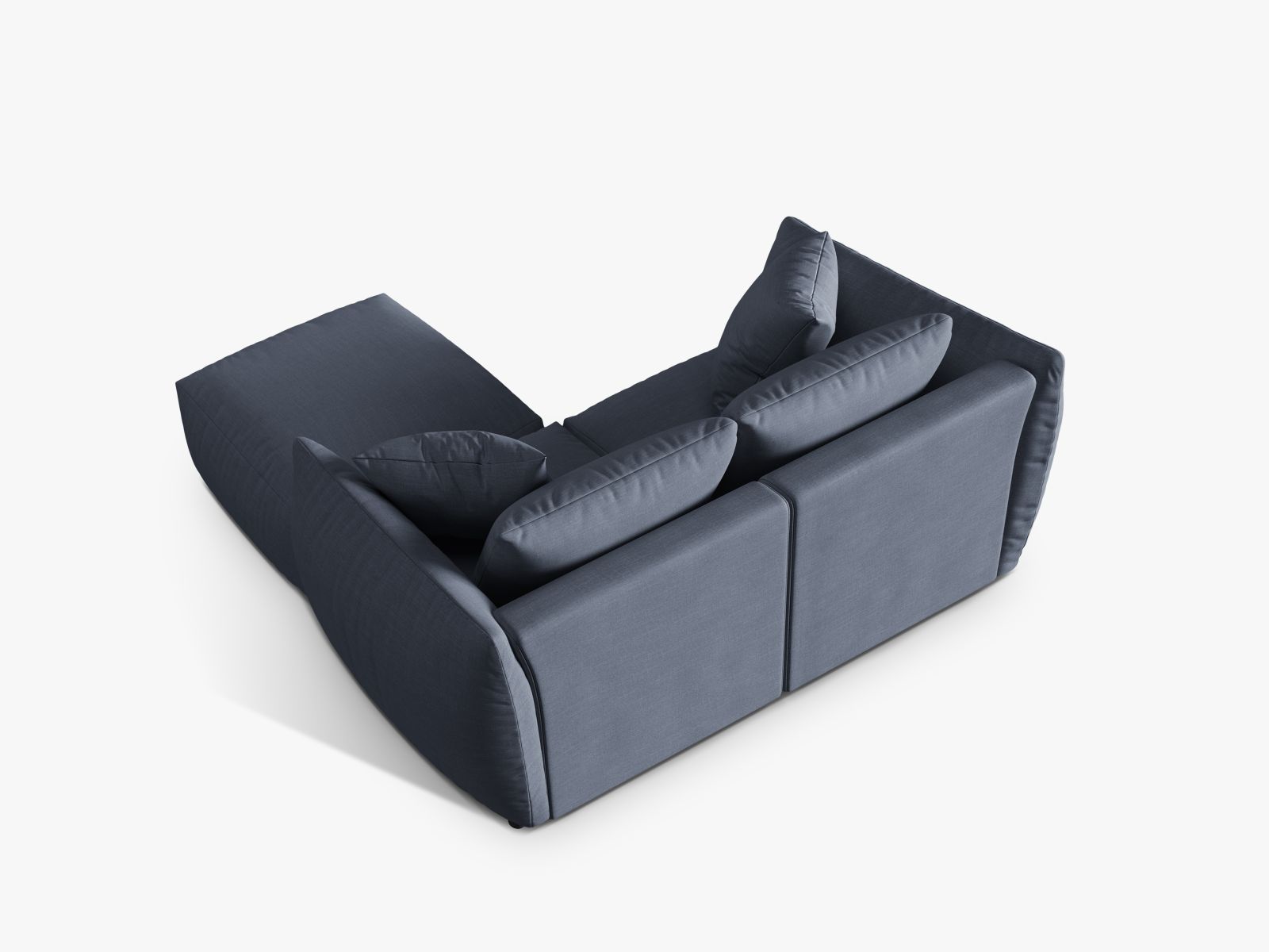 Modular Corner Sofa, "Chris", 4 Seats, 220x200x80