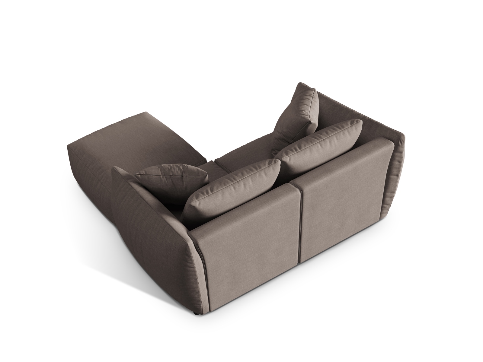 Modular Corner Sofa, "Chris", 4 Seats, 220x200x80