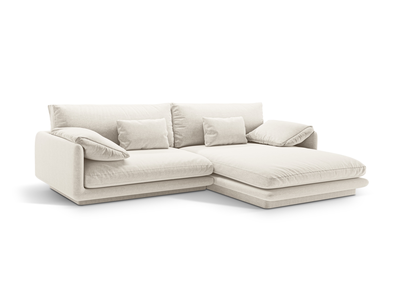 Right Corner Sofa, "Torino", 4 Seats, 250x170x83
