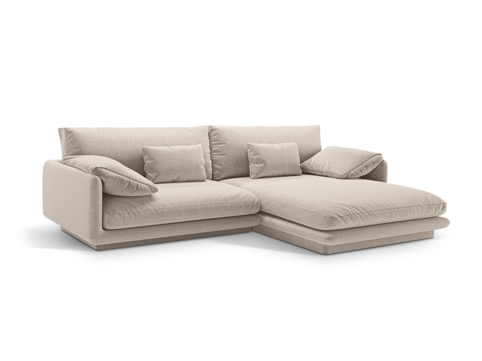 Right Corner Sofa, "Torino", 4 Seats, 250x170x83