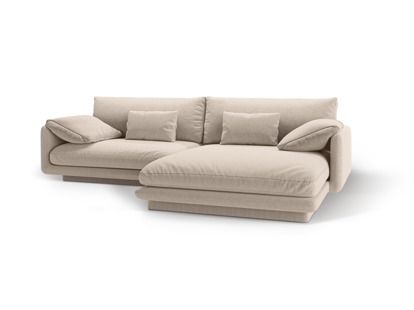Right Corner Sofa, "Torino", 4 Seats, 250x170x83