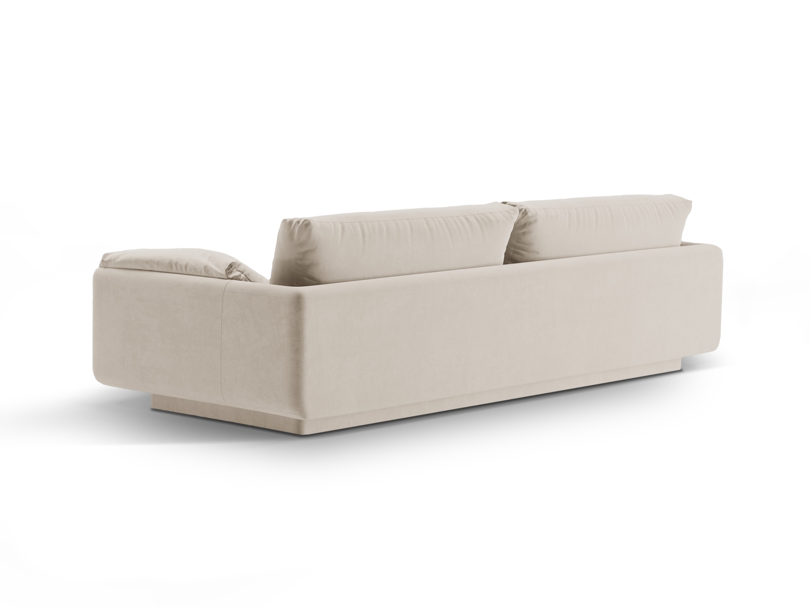 Velvet Sofa, "Torino", 4 Seats, 250x103x83
