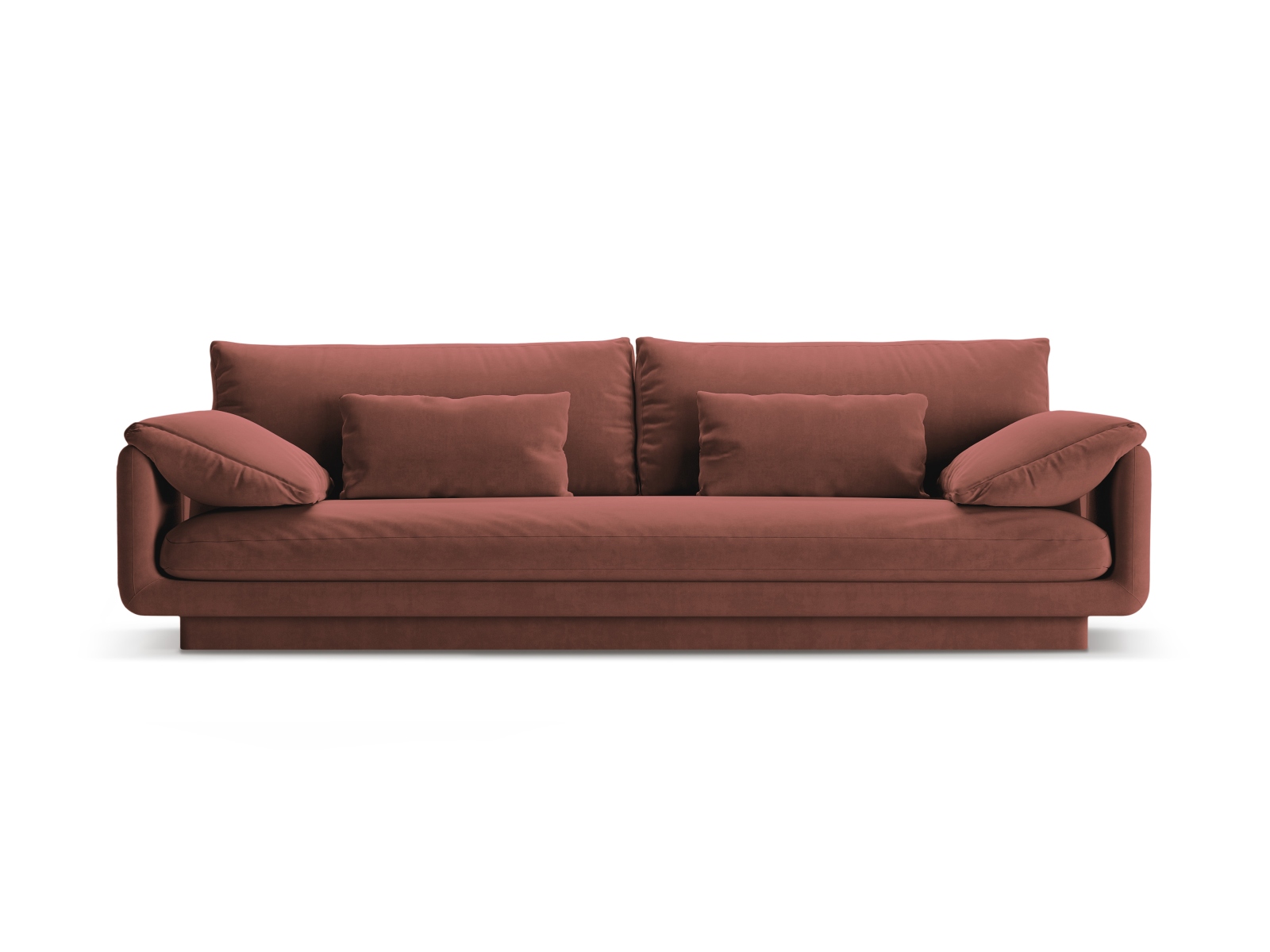 Velvet Sofa, "Torino", 4 Seats, 250x103x83