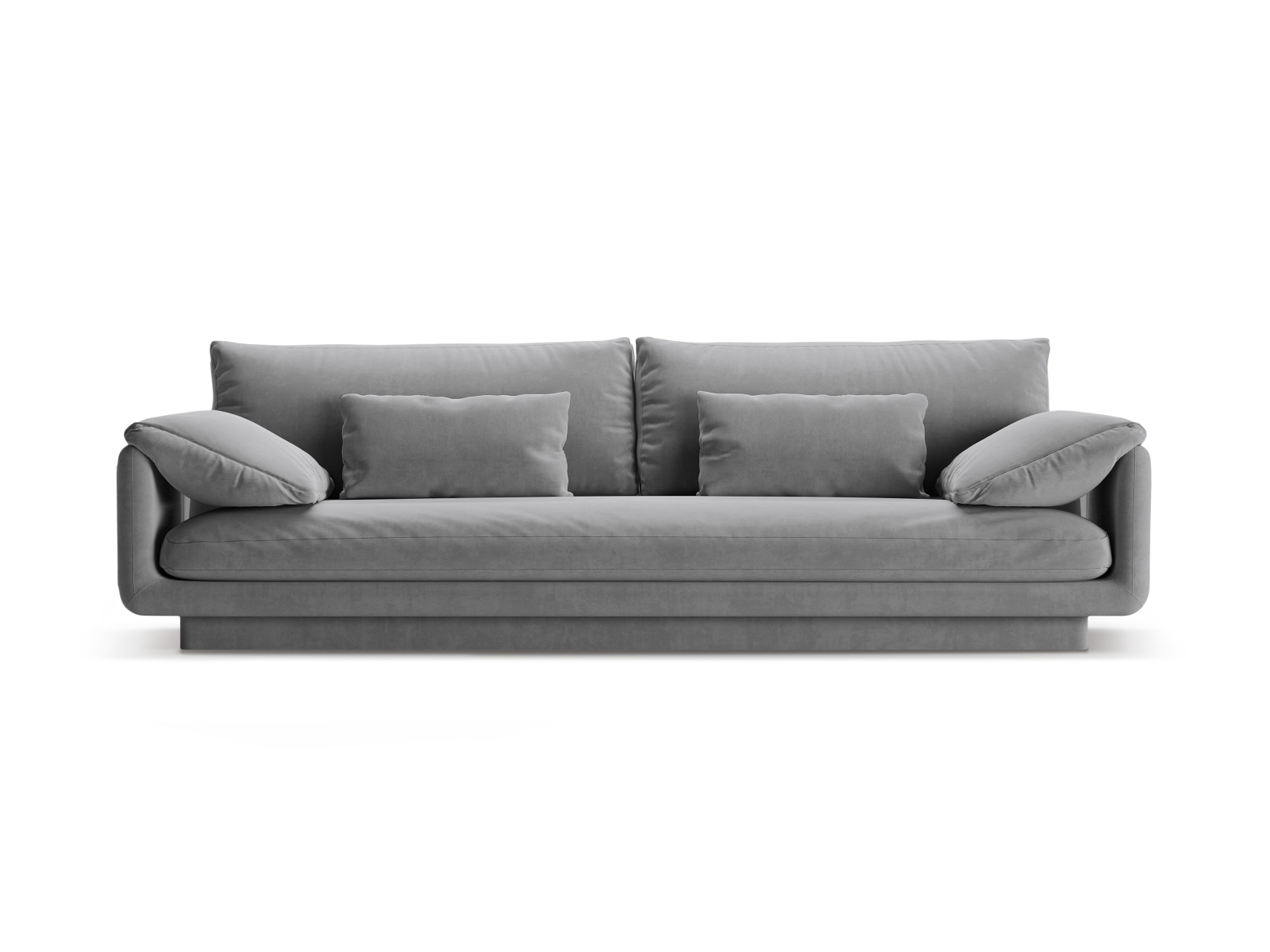 Velvet Sofa, "Torino", 4 Seats, 250x103x83