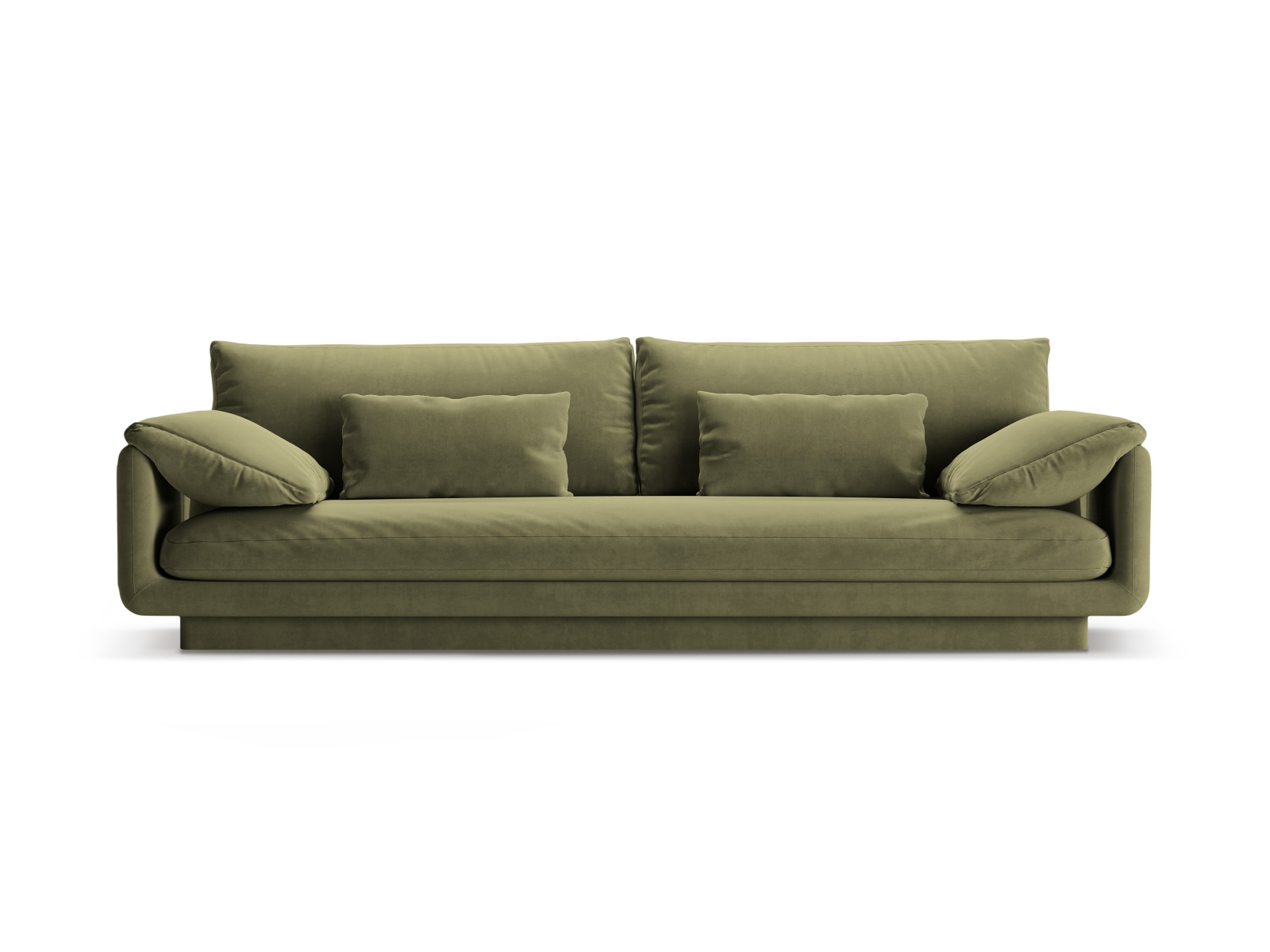 Velvet Sofa, "Torino", 4 Seats, 250x103x83