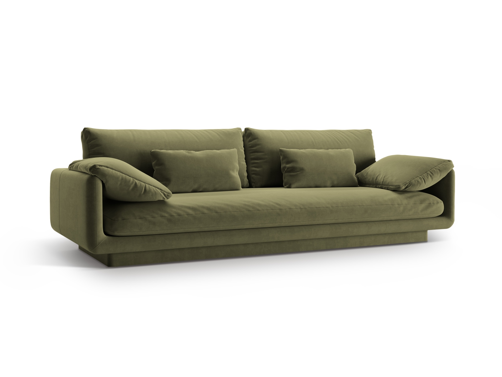 Velvet Sofa, "Torino", 4 Seats, 250x103x83