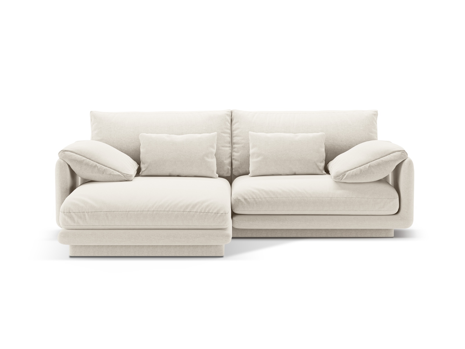 Left Corner Sofa, "Torino", 3 Seats, 220x170x83