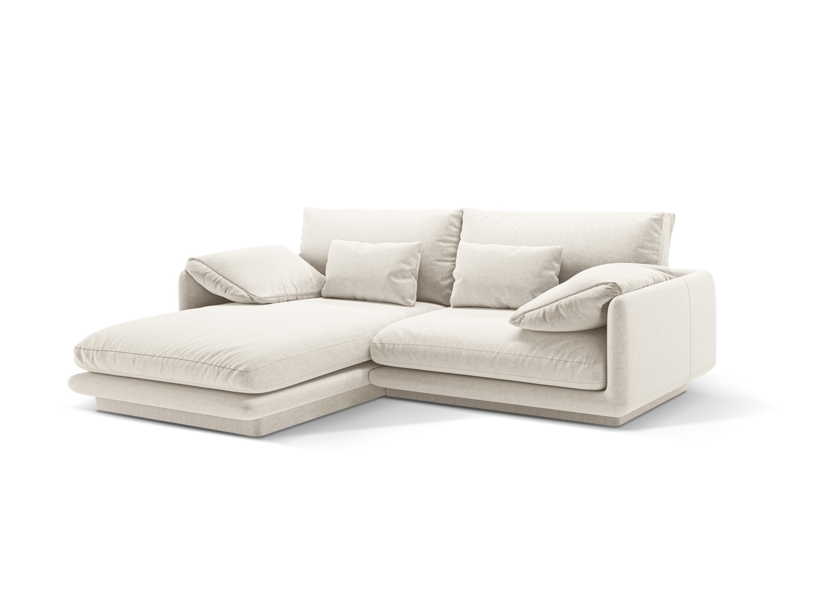 Left Corner Sofa, "Torino", 3 Seats, 220x170x83