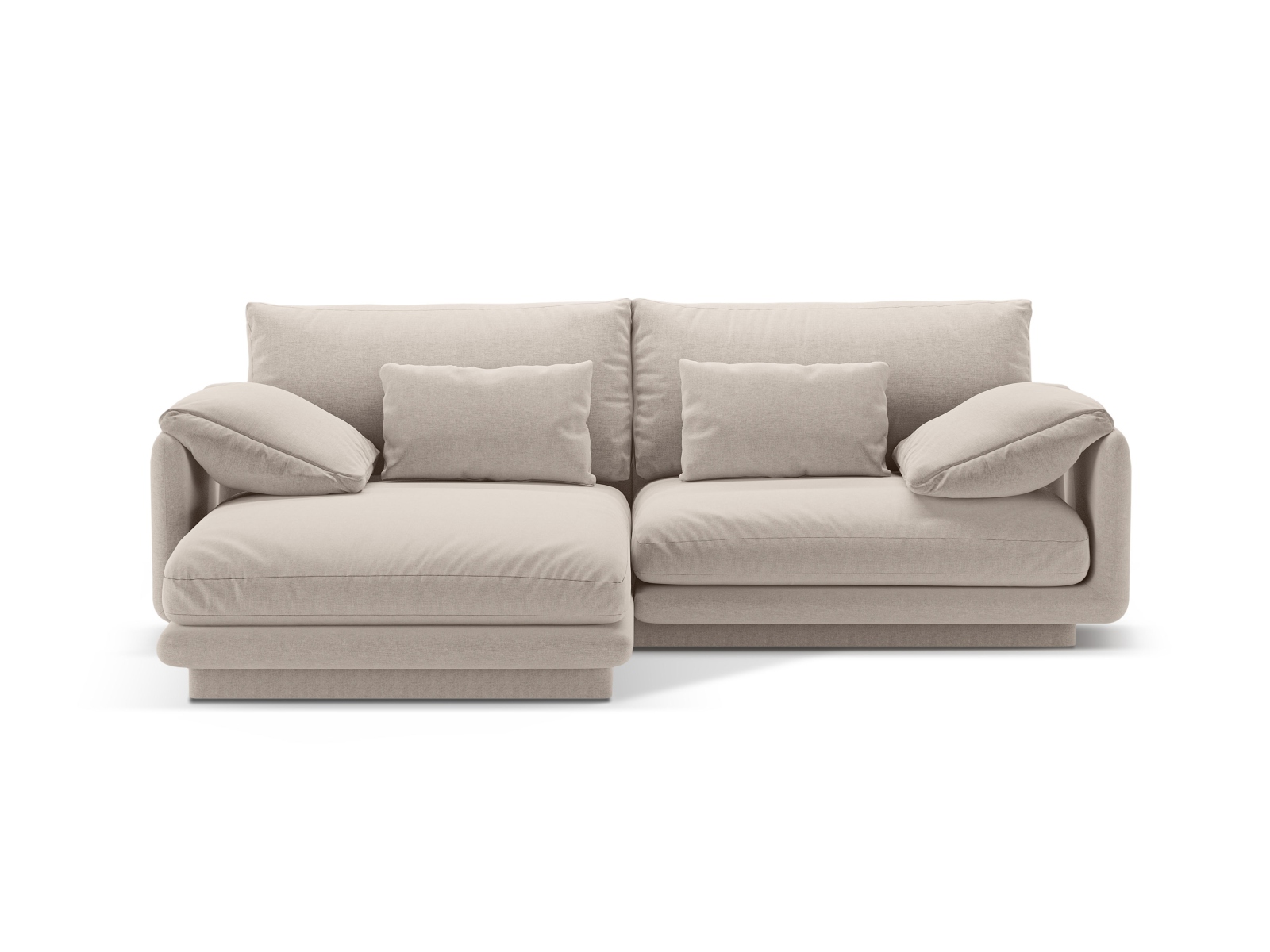 Left Corner Sofa, "Torino", 3 Seats, 220x170x83