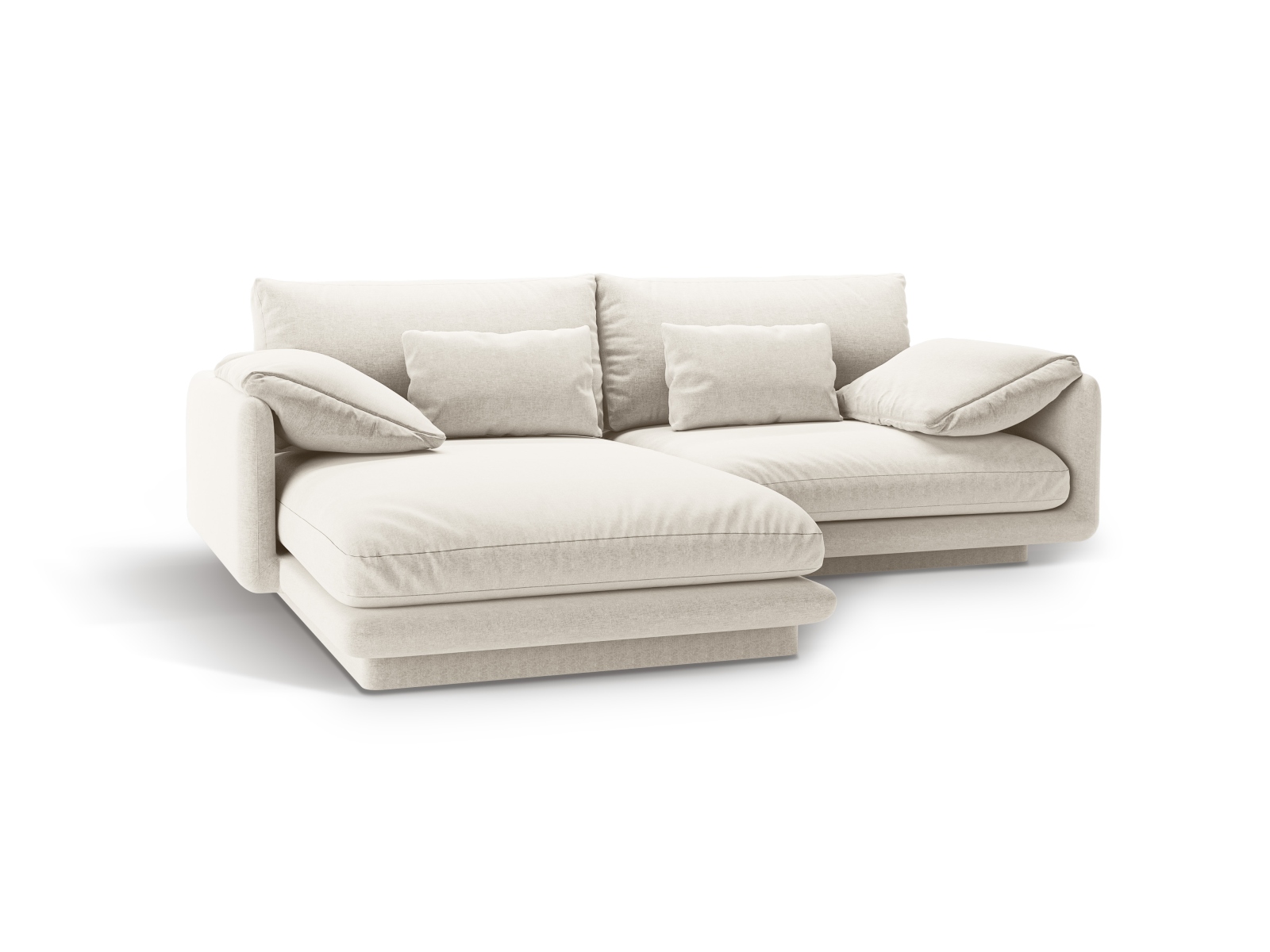 Left Corner Sofa, "Torino", 3 Seats, 220x170x83