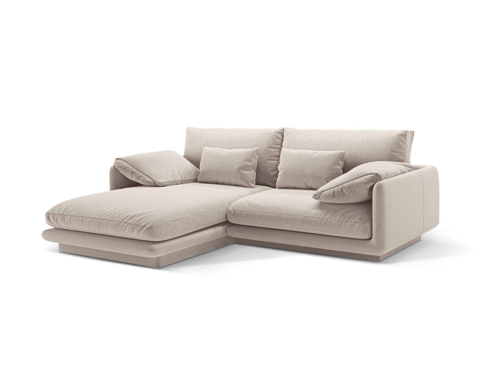 Left Corner Sofa, "Torino", 3 Seats, 220x170x83