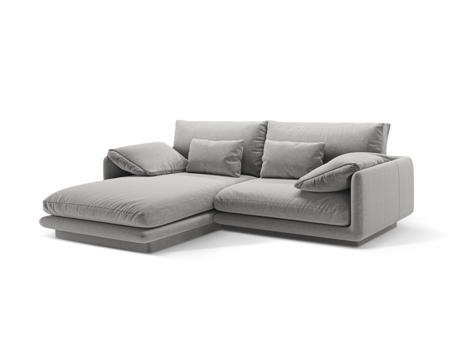 Left Corner Sofa, "Torino", 3 Seats, 220x170x83
