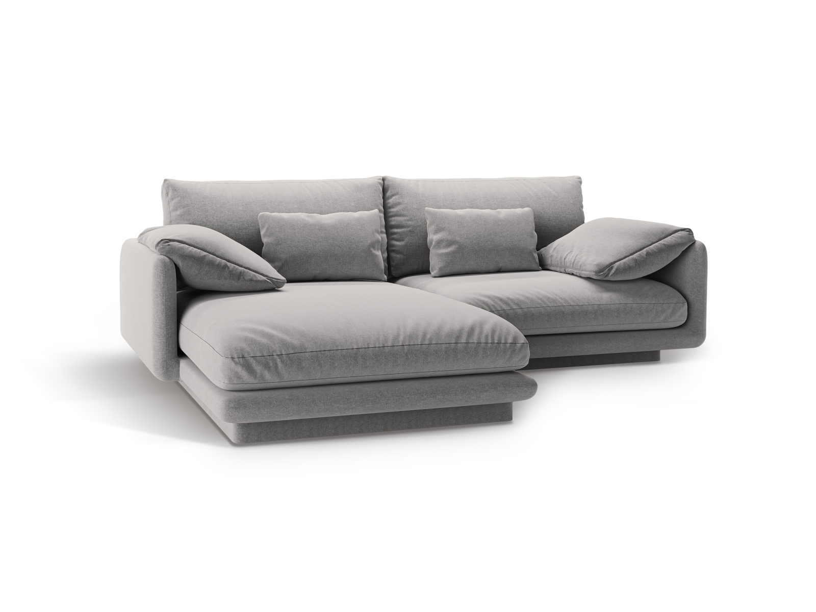 Left Corner Sofa, "Torino", 3 Seats, 220x170x83