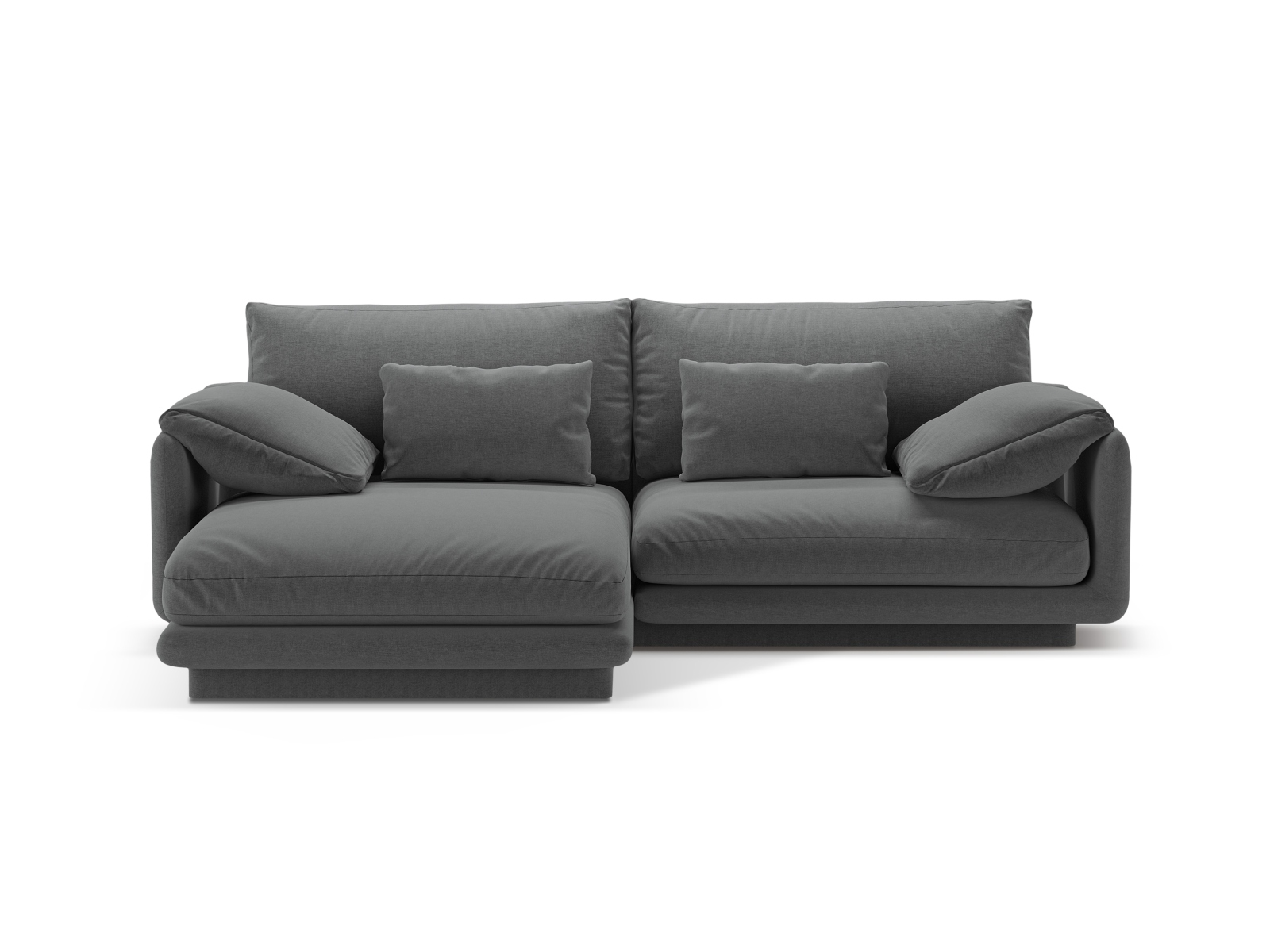 Left Corner Sofa, "Torino", 3 Seats, 220x170x83