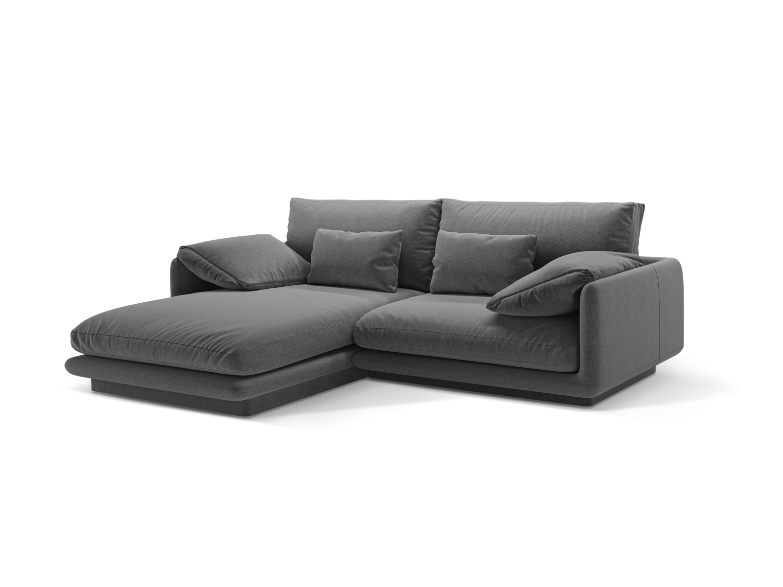 Left Corner Sofa, "Torino", 3 Seats, 220x170x83