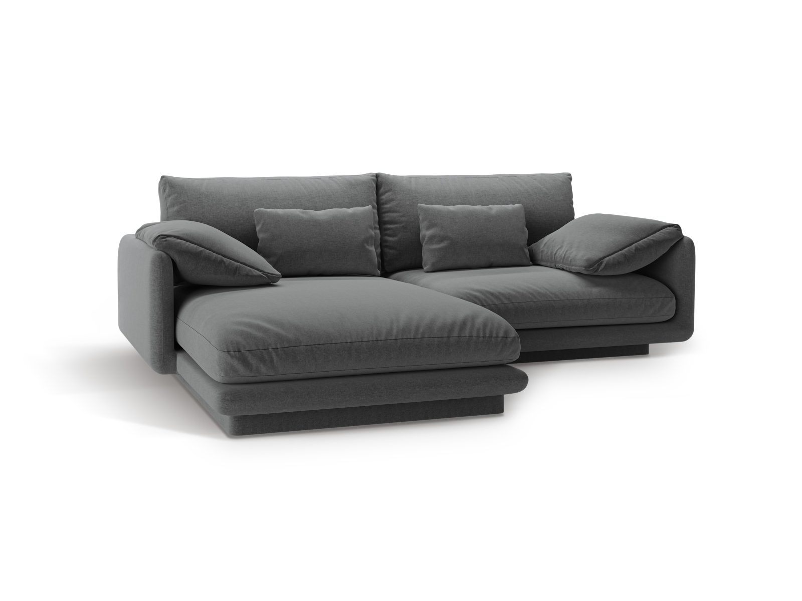 Left Corner Sofa, "Torino", 3 Seats, 220x170x83