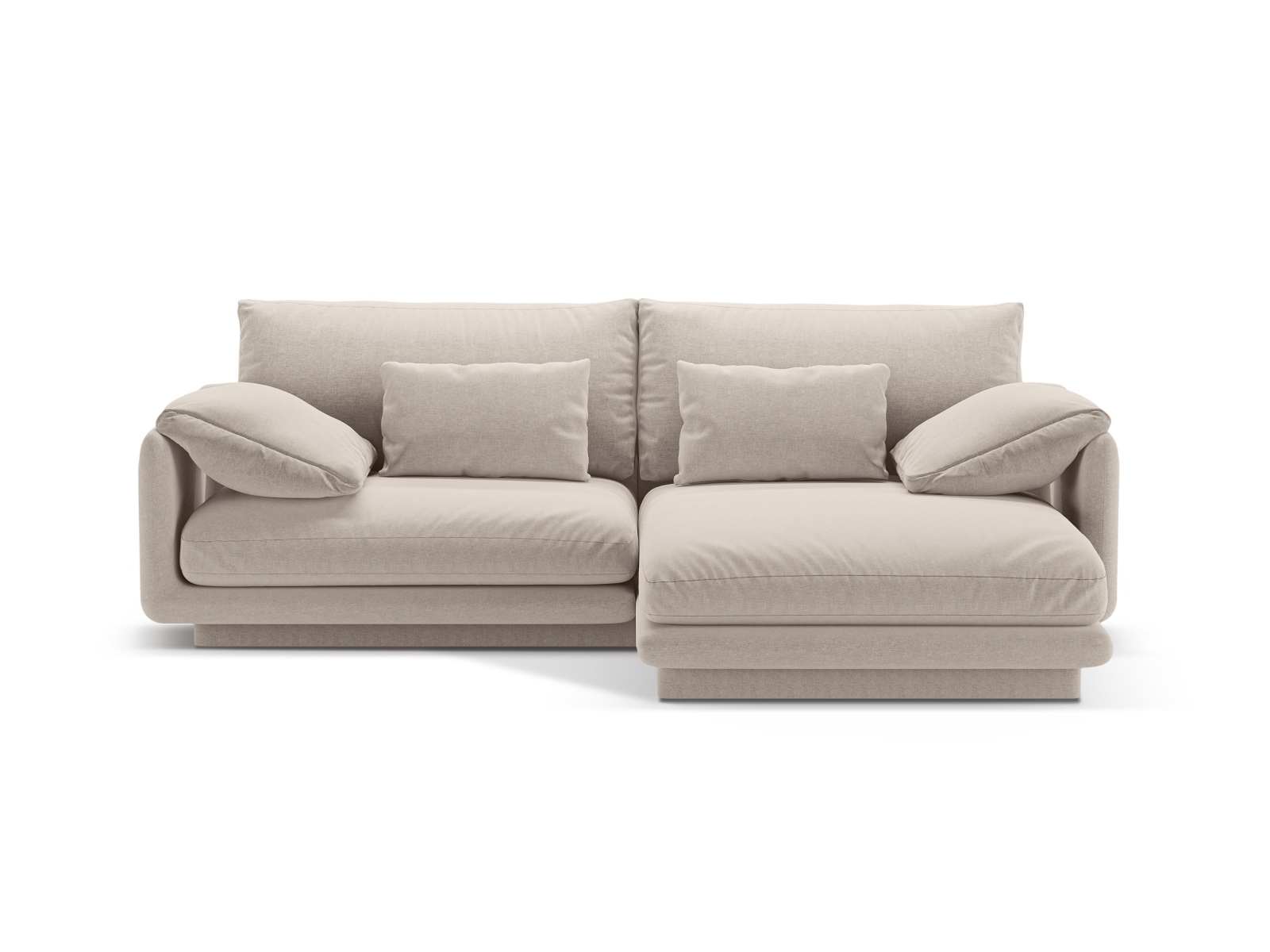 Right Corner Sofa, "Torino", 3 Seats, 220x170x83