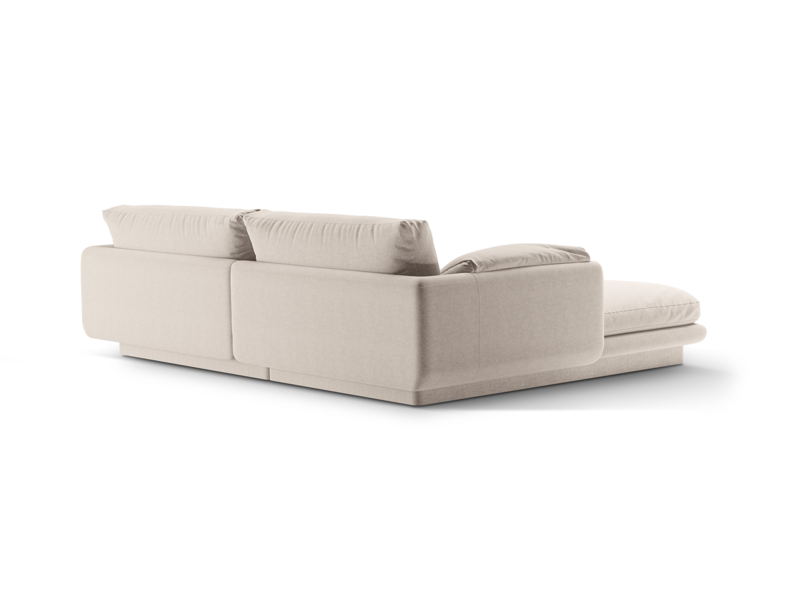 Right Corner Sofa, "Torino", 3 Seats, 220x170x83