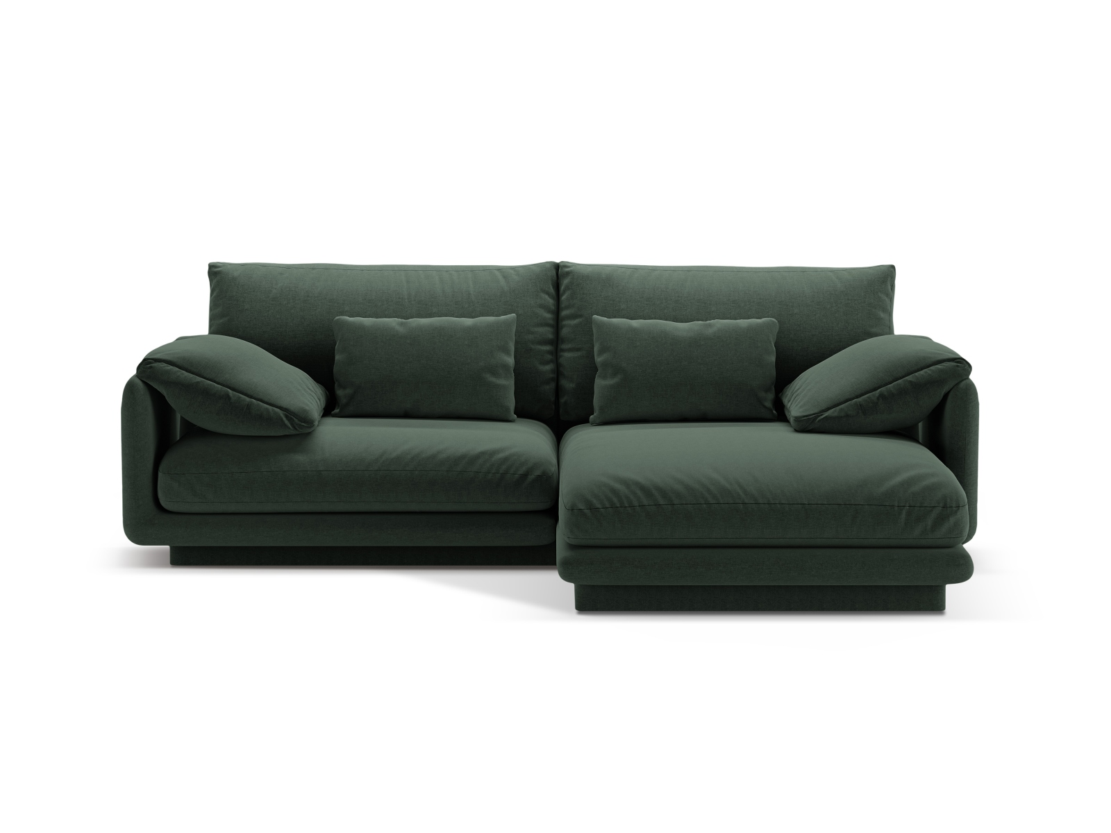 Right Corner Sofa, "Torino", 3 Seats, 220x170x83