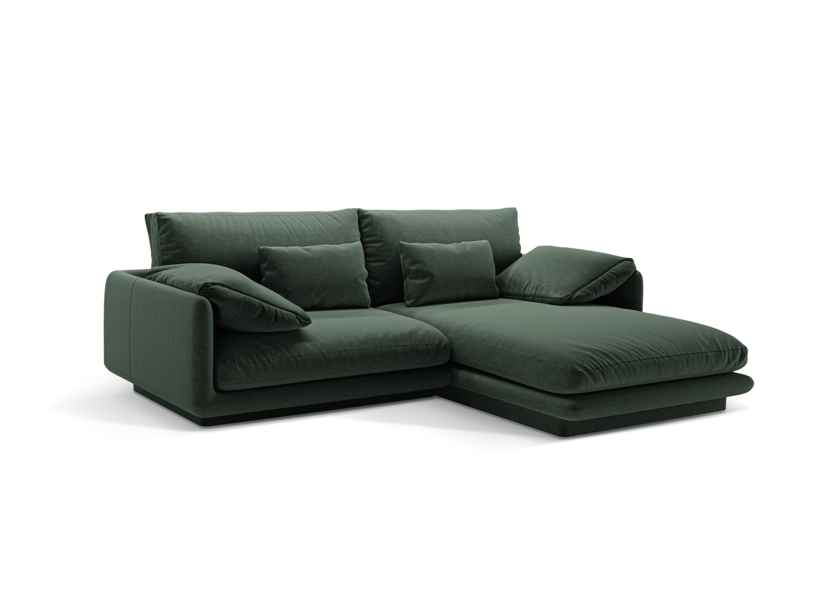 Right Corner Sofa, "Torino", 3 Seats, 220x170x83