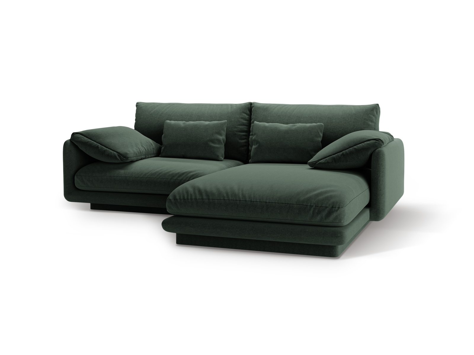 Right Corner Sofa, "Torino", 3 Seats, 220x170x83