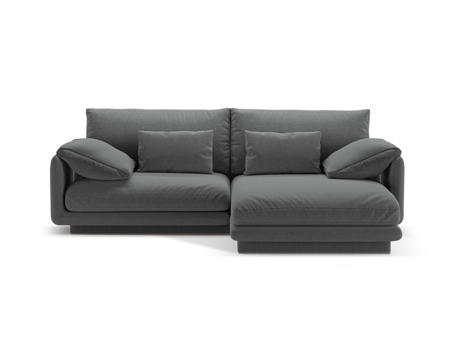 Right Corner Sofa, "Torino", 3 Seats, 220x170x83