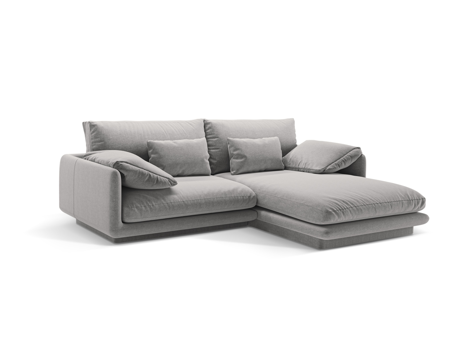 Right Corner Sofa, "Torino", 3 Seats, 220x170x83