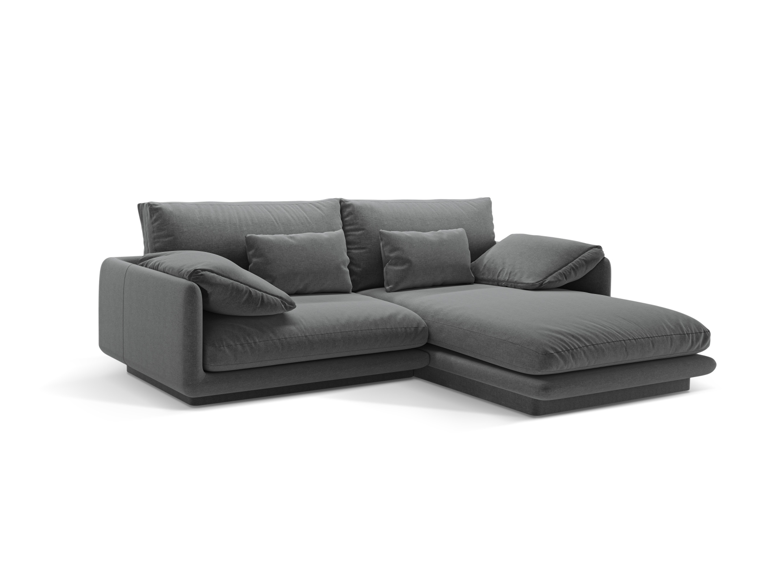 Right Corner Sofa, "Torino", 3 Seats, 220x170x83