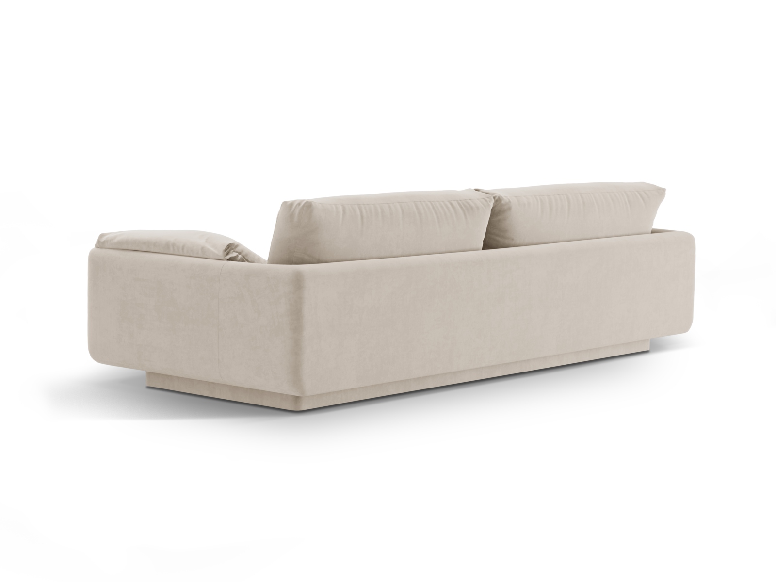 Velvet Sofa, "Torino", 3 Seats, 220x103x83