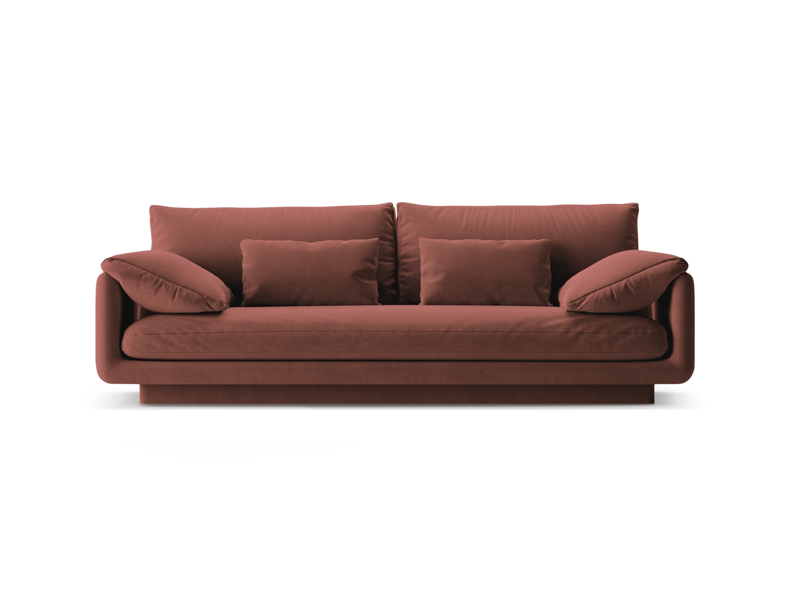 Velvet Sofa, "Torino", 3 Seats, 220x103x83