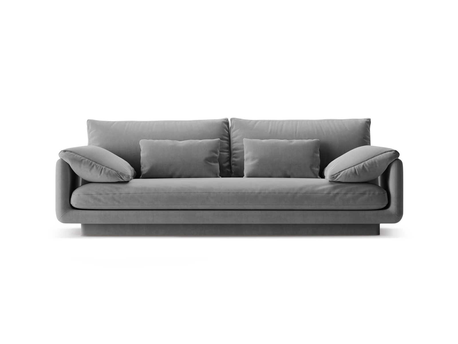 Velvet Sofa, "Torino", 3 Seats, 220x103x83