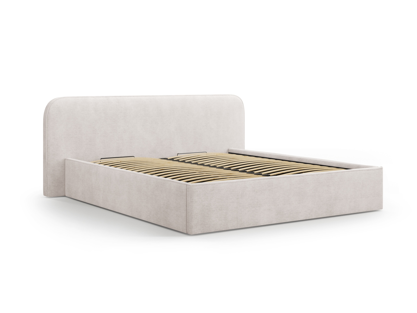 Storage Bed With Headboard, "Elizabeth", 185x215x90