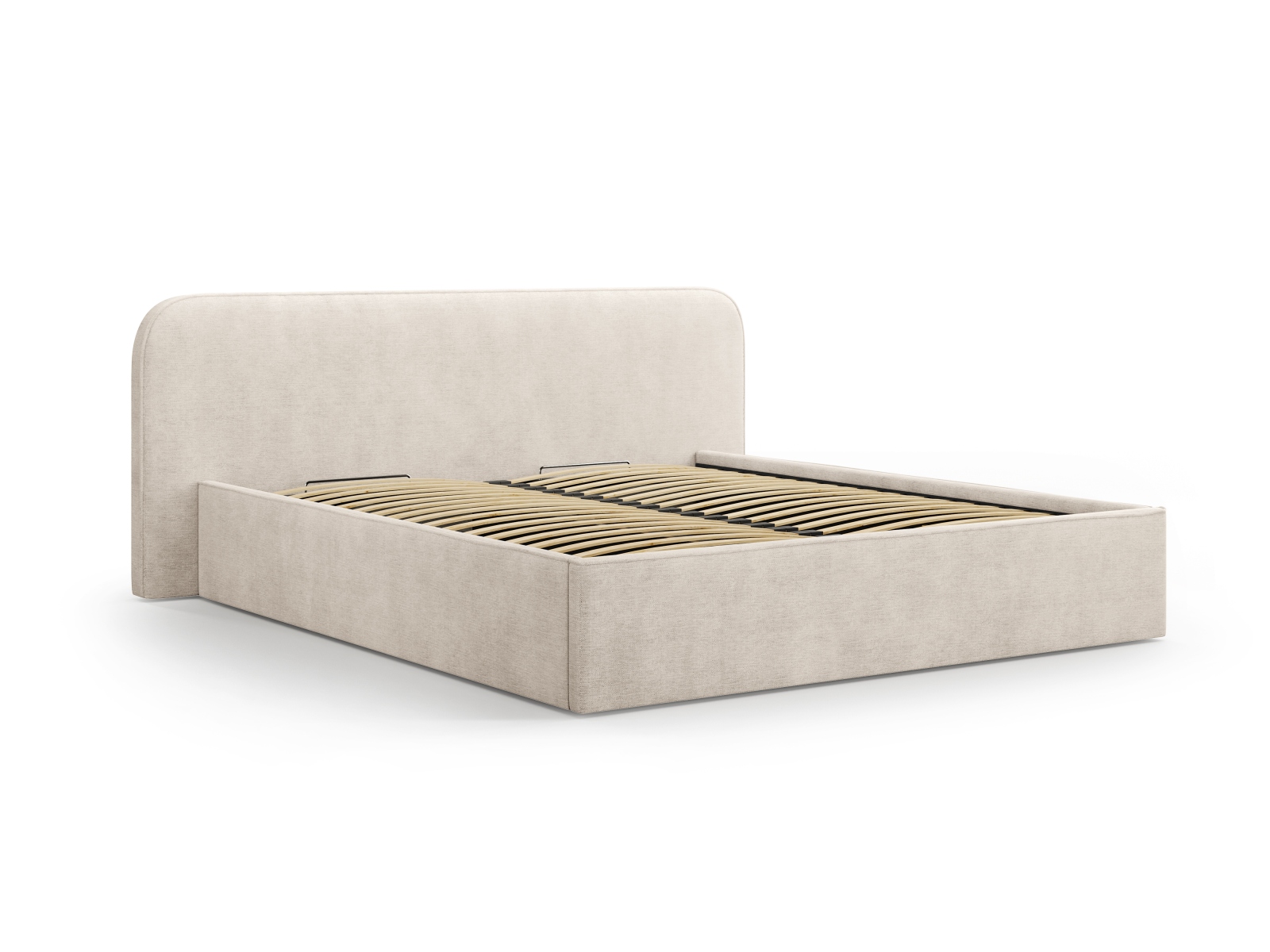 Storage Bed With Headboard, "Elizabeth", 185x215x90