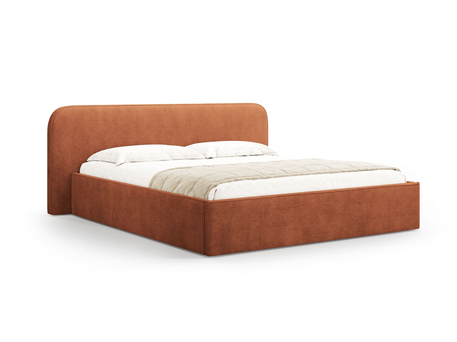 Storage Bed With Headboard, "Elizabeth", 185x215x90