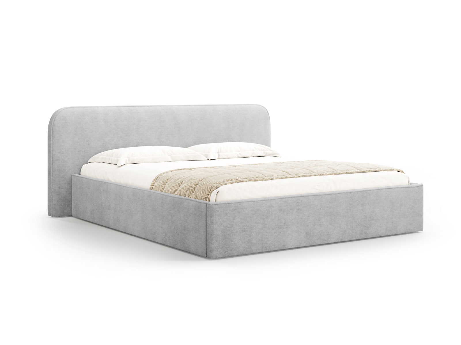 Storage Bed With Headboard, "Elizabeth", 205x215x90