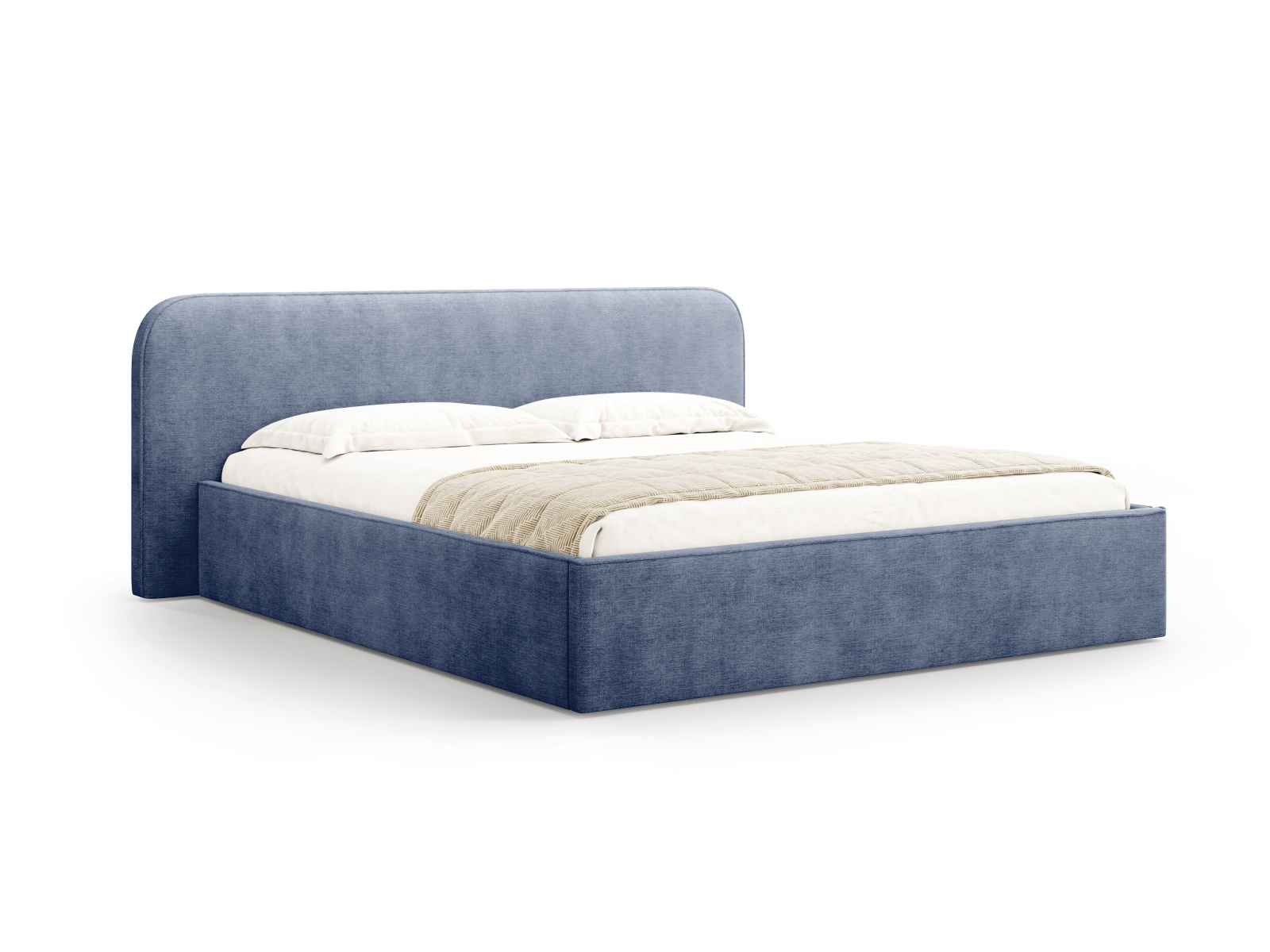 Storage Bed With Headboard, "Elizabeth", 205x215x90