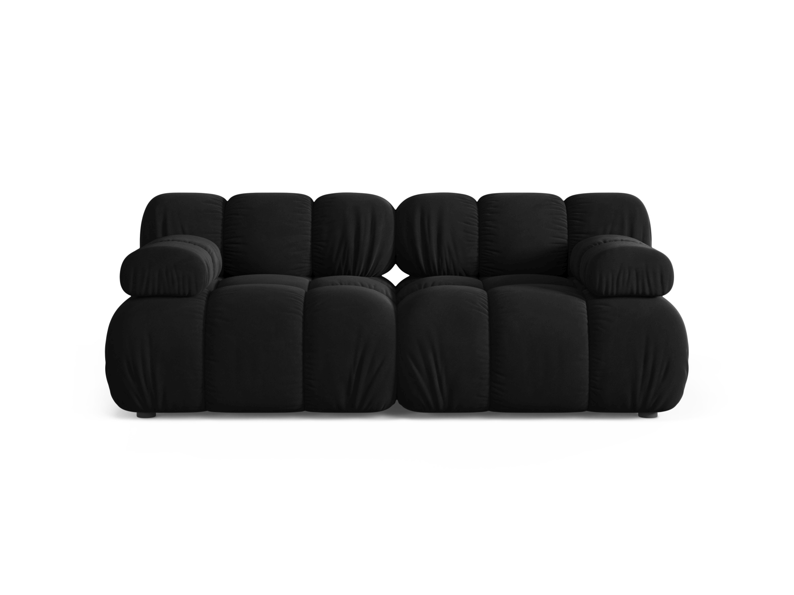 Velvet Modular Sofa, "Bellis", 2 Seats, 188x94x70
