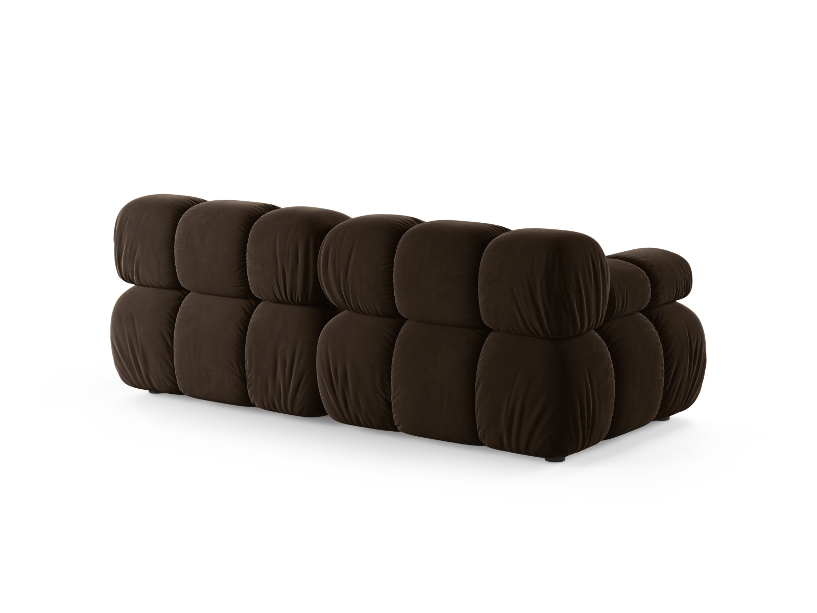 Velvet Modular Sofa, "Bellis", 2 Seats, 188x94x70