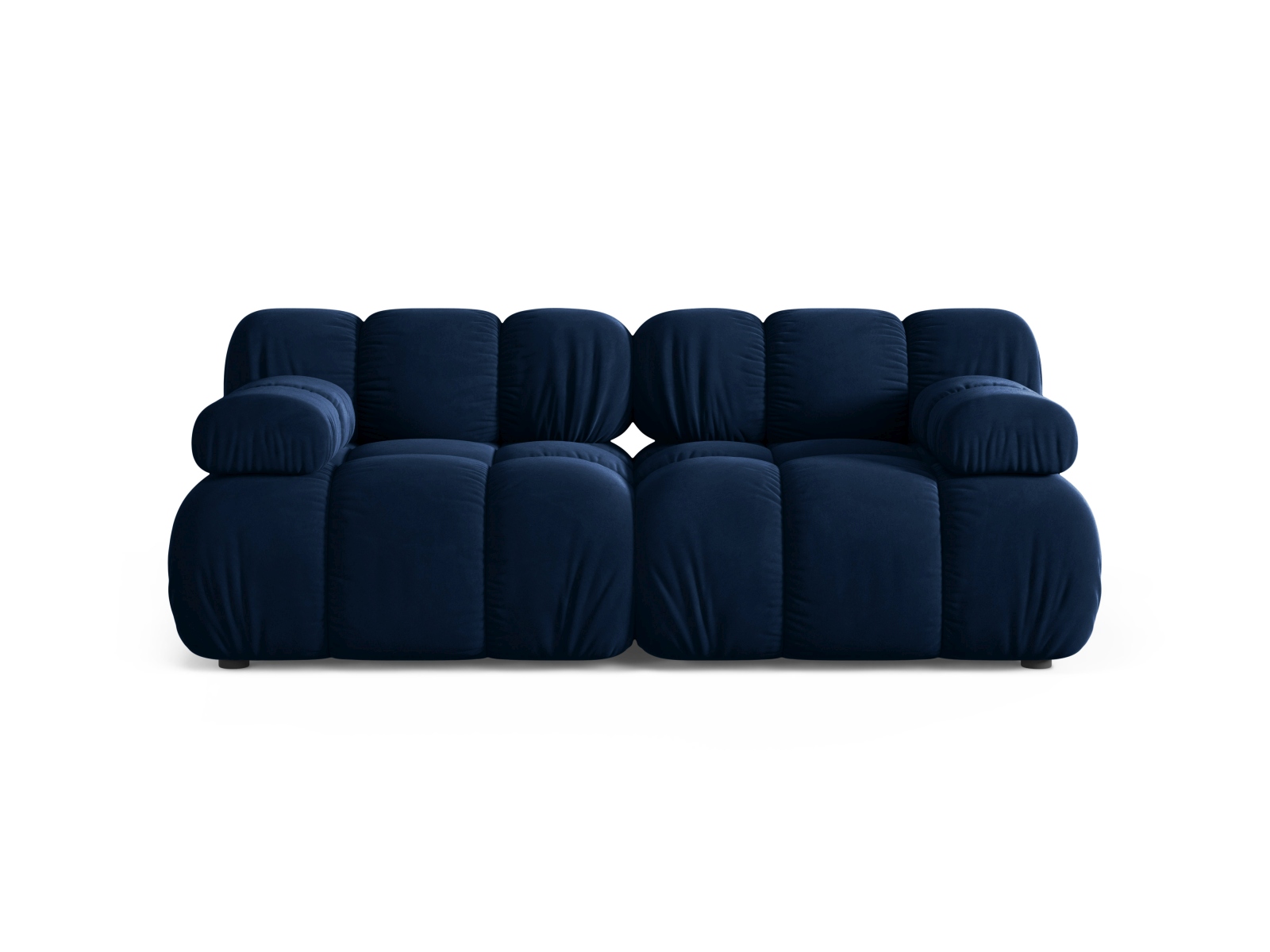 Velvet Modular Sofa, "Bellis", 2 Seats, 188x94x70
