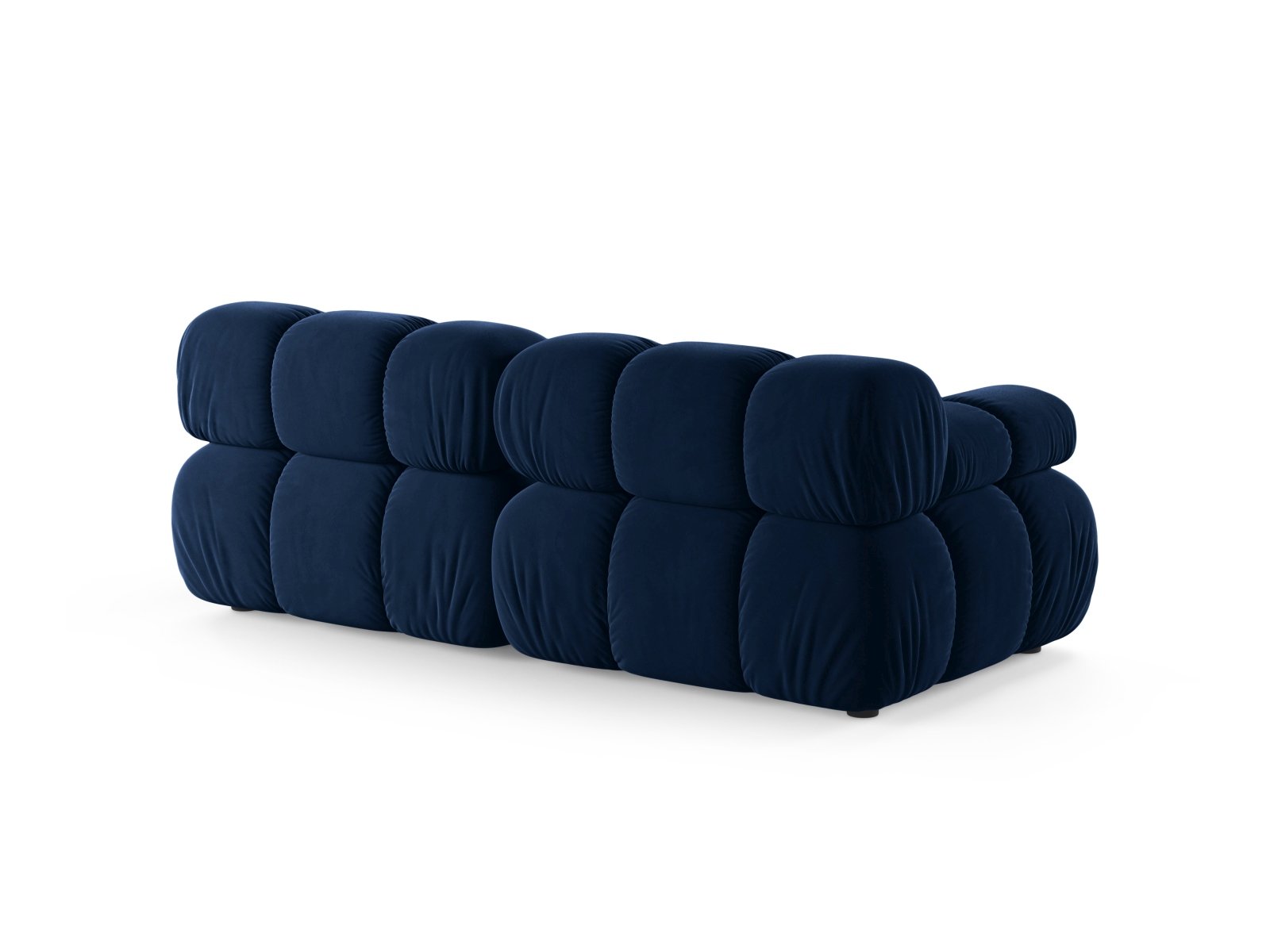 Velvet Modular Sofa, "Bellis", 2 Seats, 188x94x70