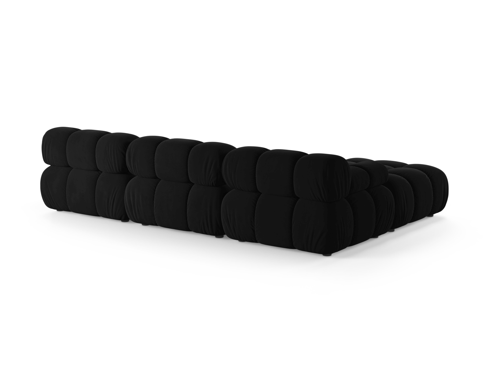 Velvet Modular Sofa, "Bellis", 4 Seats, 282x188x70