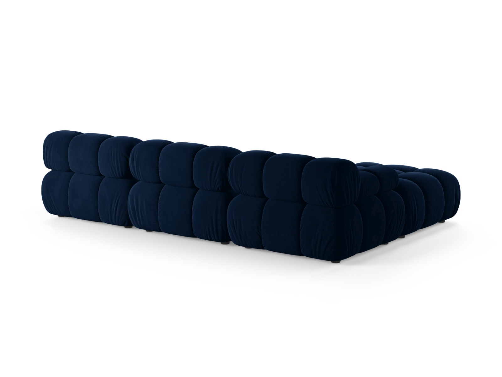 Velvet Modular Sofa, "Bellis", 4 Seats, 282x188x70