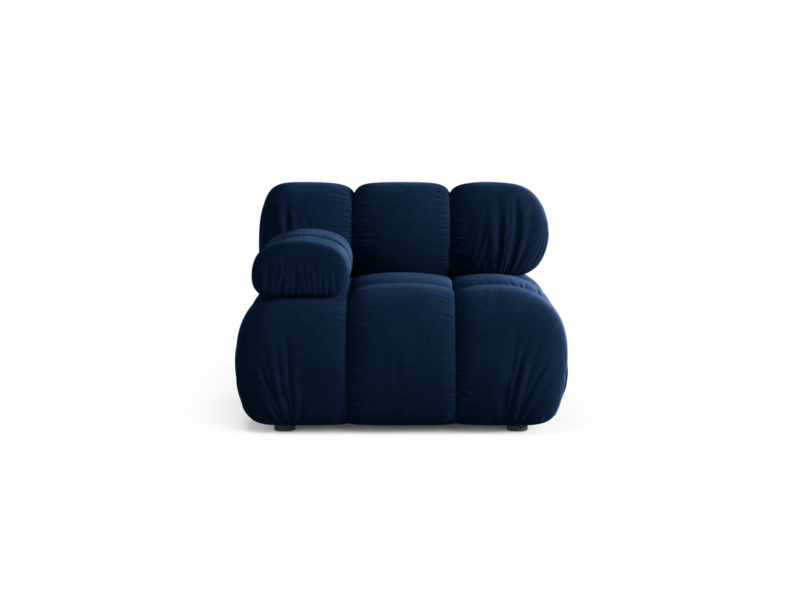 Velvet Modul Left, "Bellis", 1 Seat, 94x94x70