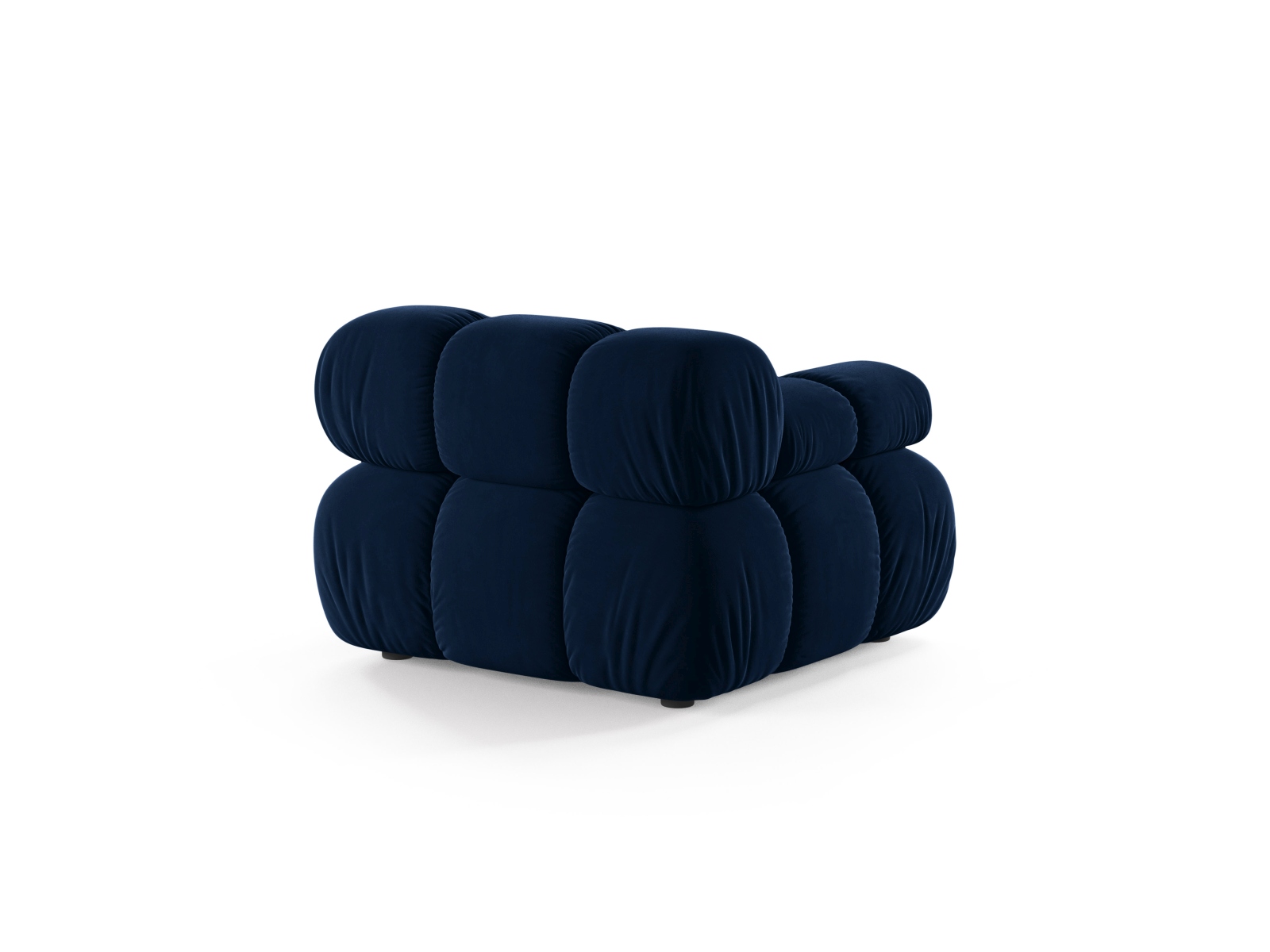 Velvet Modul Left, "Bellis", 1 Seat, 94x94x70
